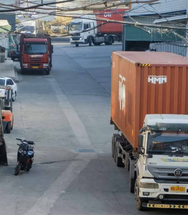 We need to load six containers today